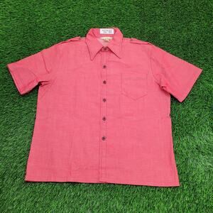 Vintage 80s Jantzen Button Shirt XL 25x29 USA